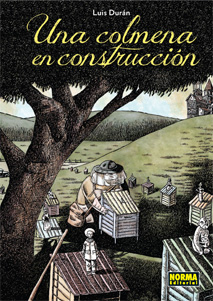 Una colmena en construcci�n. Imagen.